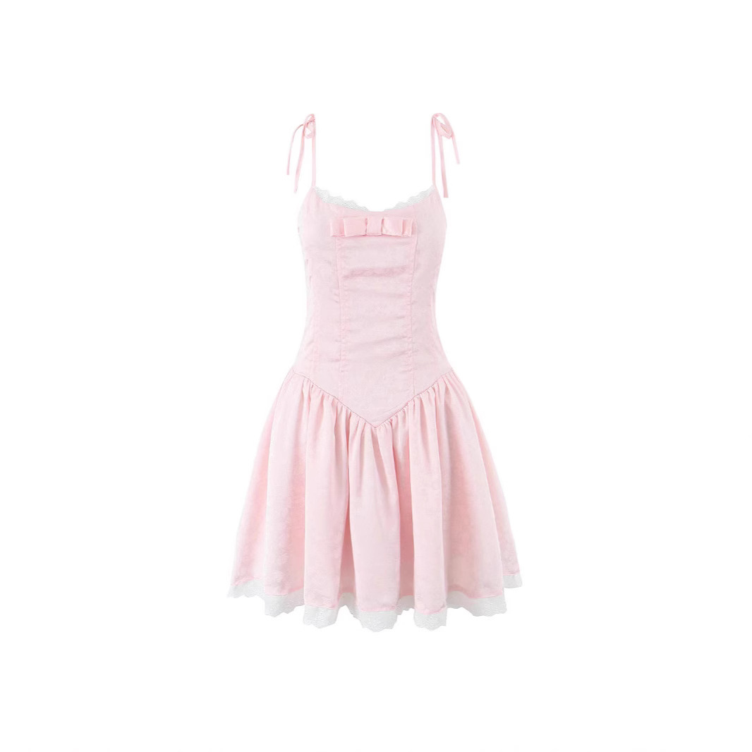 Sexy Temperament Lace-up Waist-controlled Slimming Princess Pettiskirt