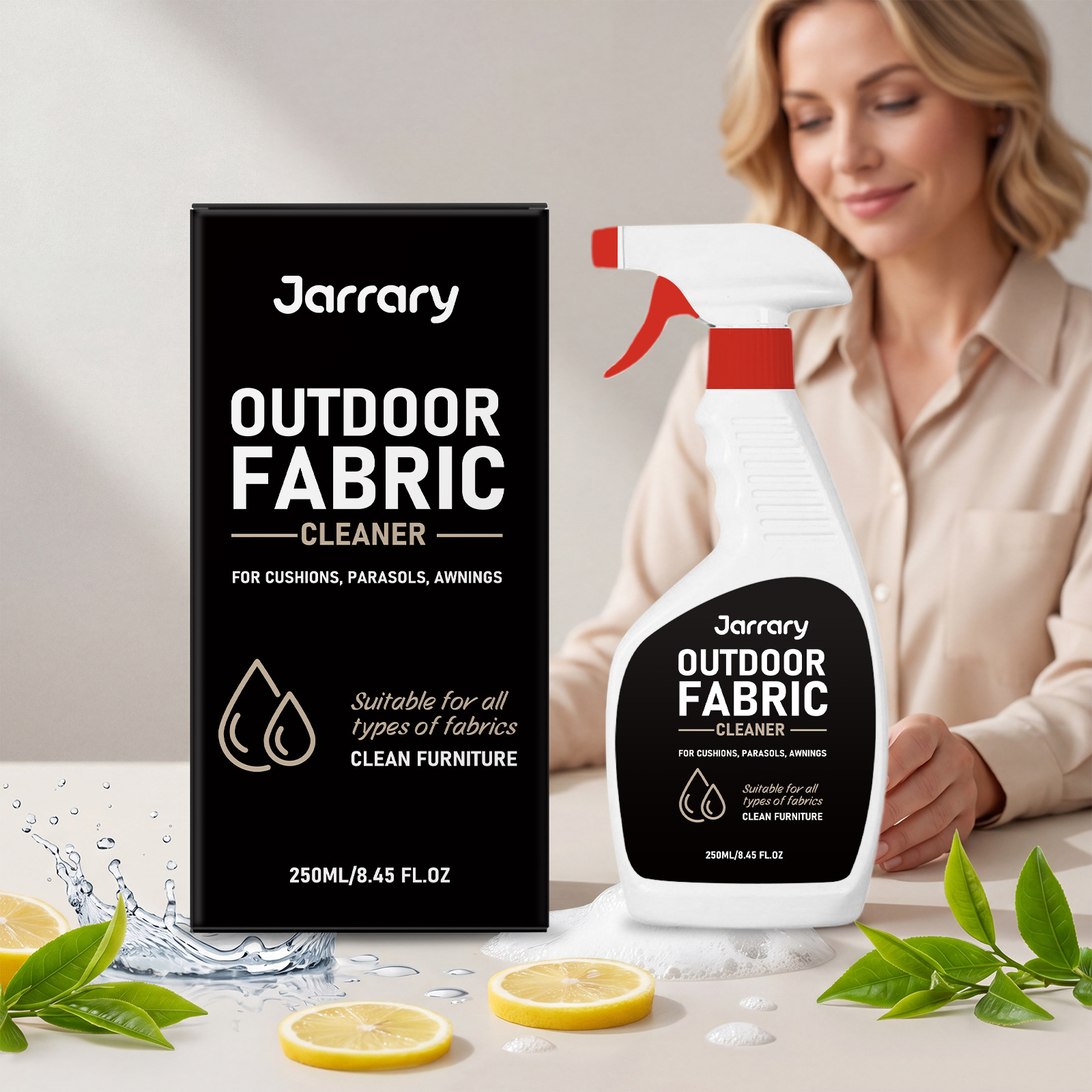 Jarrary Outdoor Gentle Cleaning Cloth Fabric Cleaner