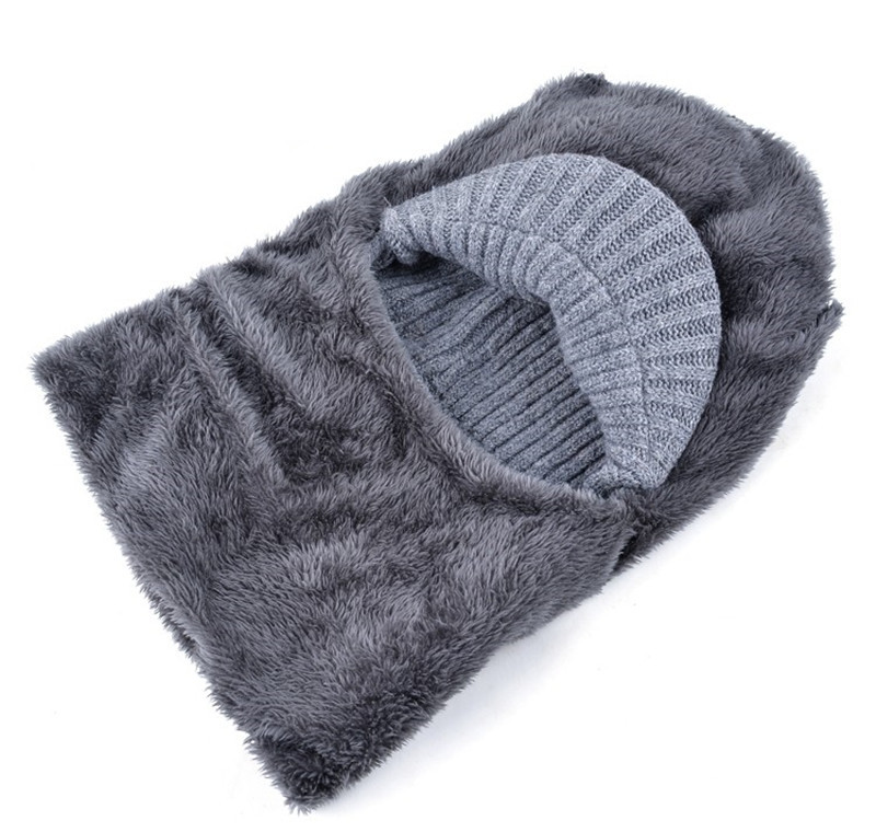 Title 8, Warm Woolen Ear Protection Thickened Cold Mask ...