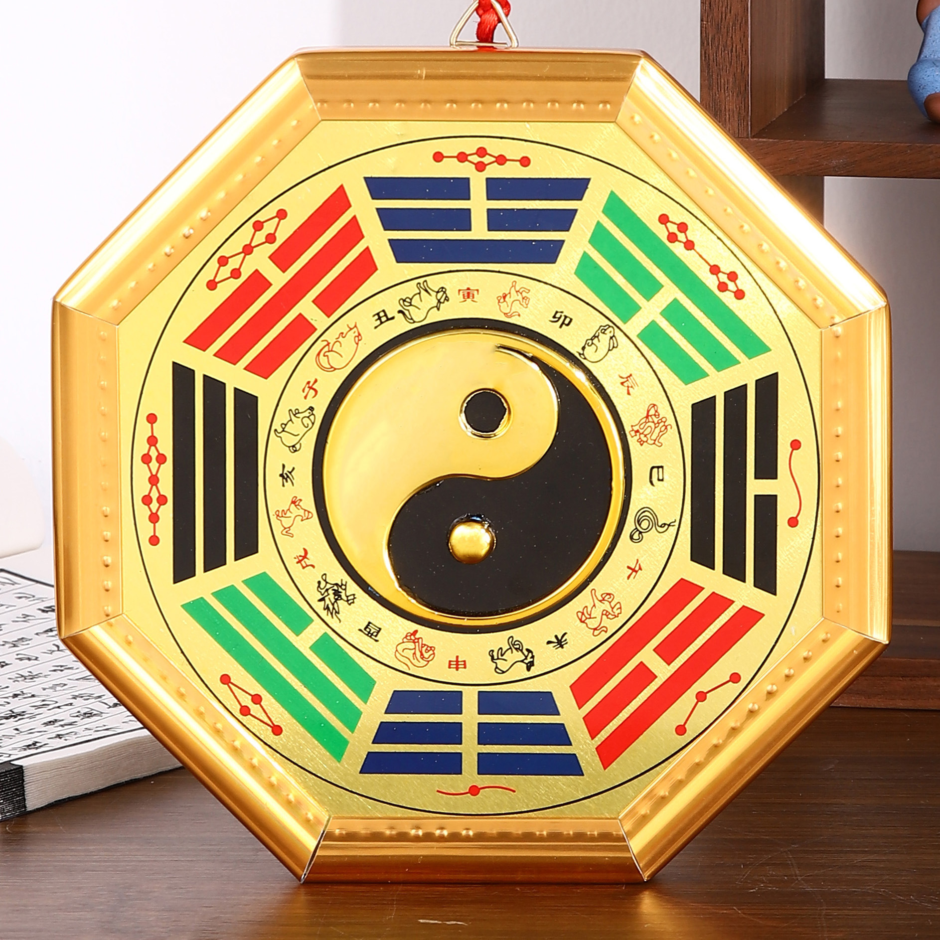 Color Pattern Bagua Mirror