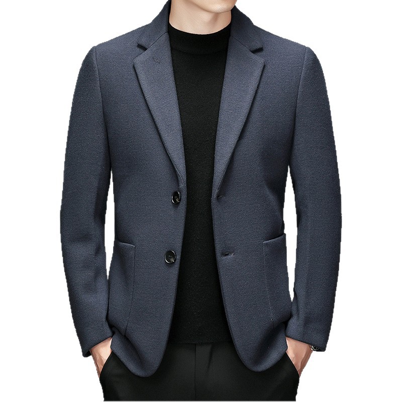 Mens Wool Suit Jacket For Fall And Winter