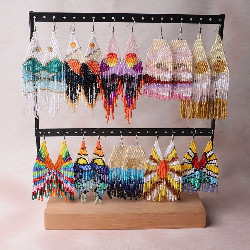 European And American Bohemian Long Fringe Women's Earrings