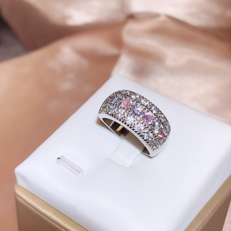 Fiery Zircon Statement Ring