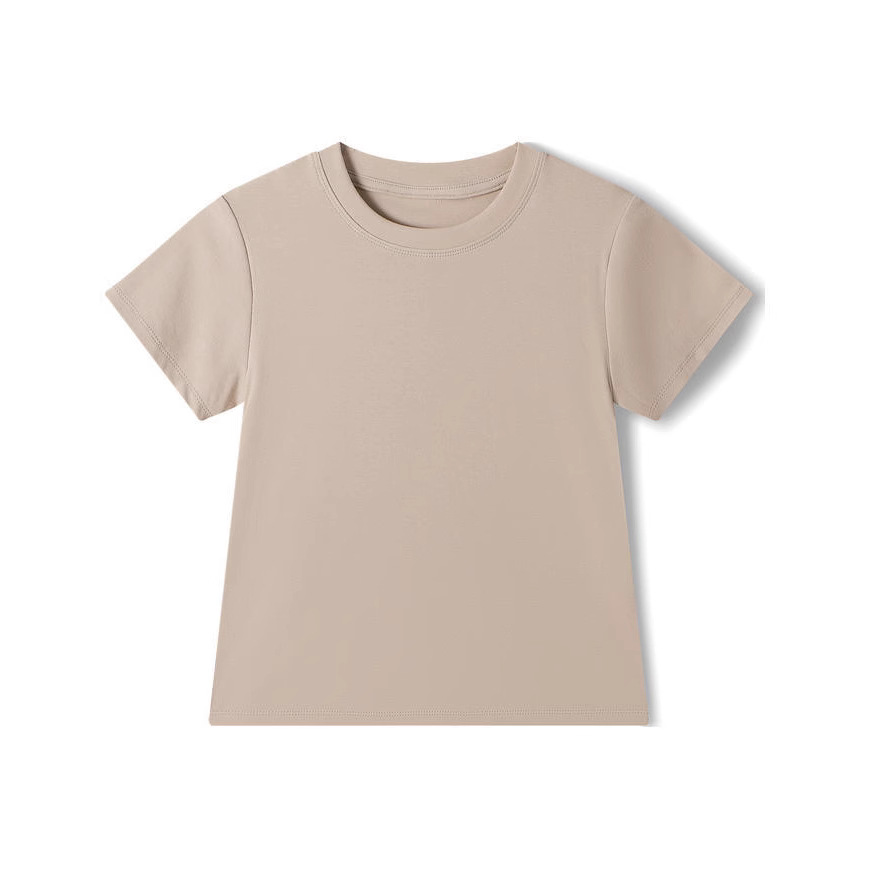 Crew-neck Slim-fit Basic Short-sleeve Bodycon