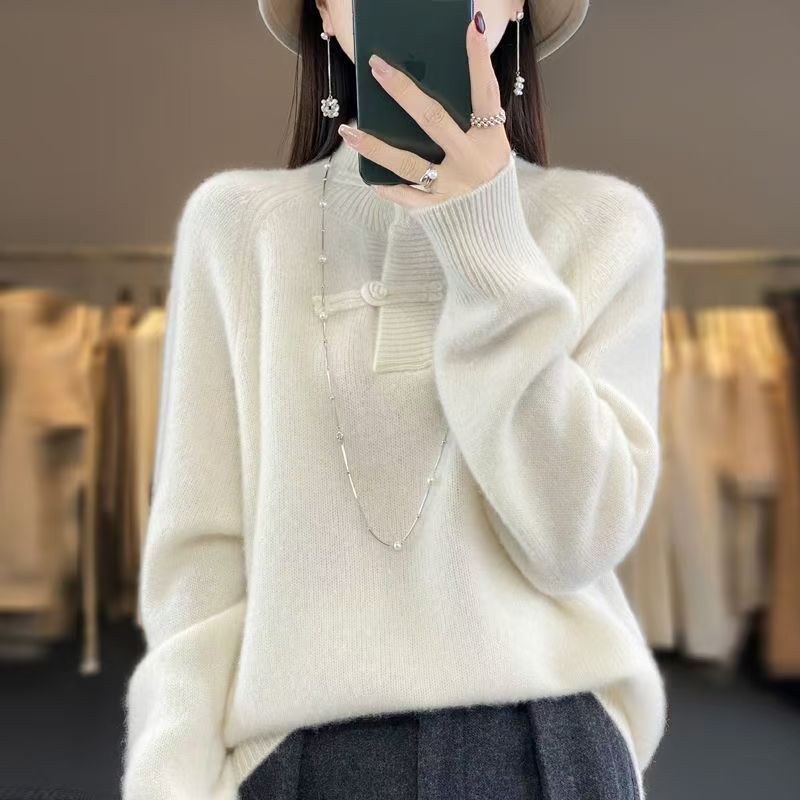 National Style Sweater Sweater Thickened Warm Stylish Shirt Long Sleeve