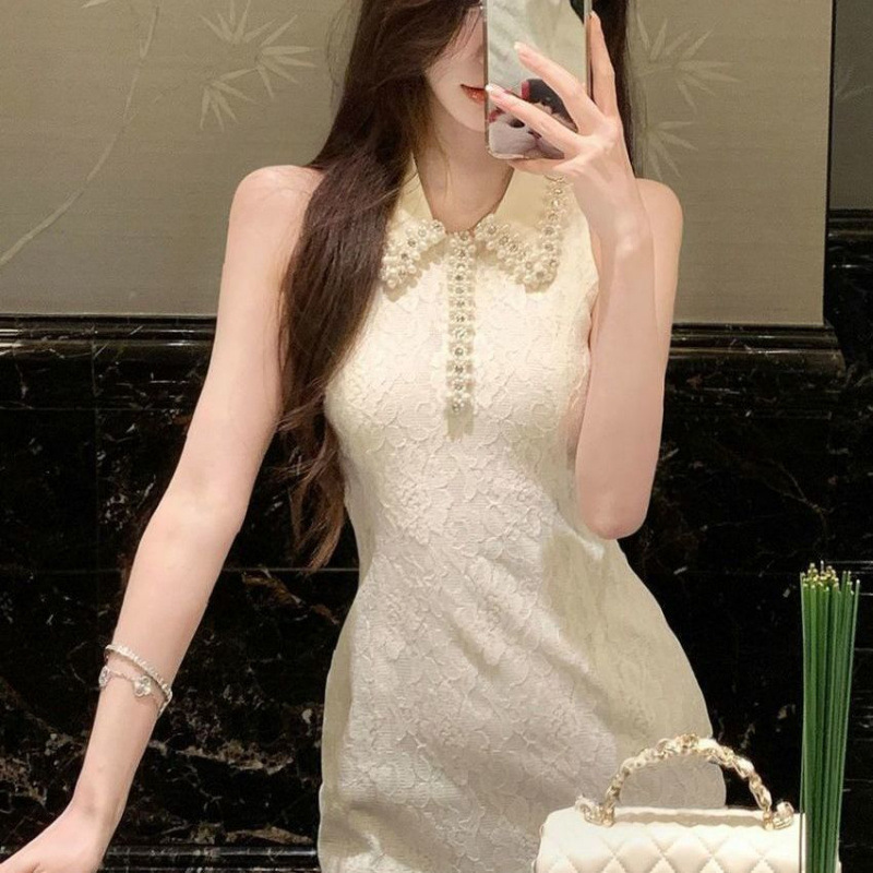 Summer Sleeveless Waist-cinching Dress For Women