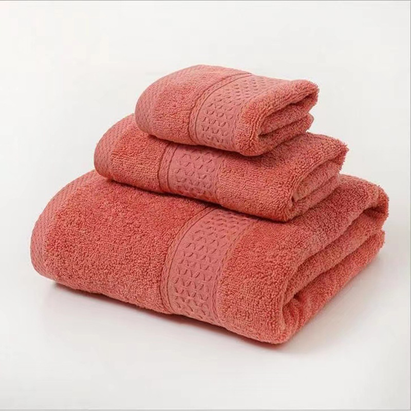 6-Piece Thick Absorbent Pure Cotton Towel Set