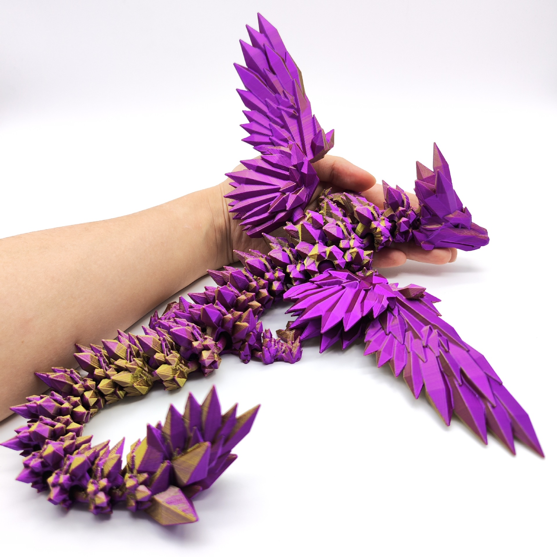 3D-printed Dragon Ornament Divine Dragon Craftwork