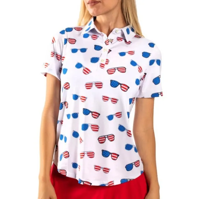 Personality Women's Swagger Golf Polo Shirt Dry 8Style M - Shop at LoveMi