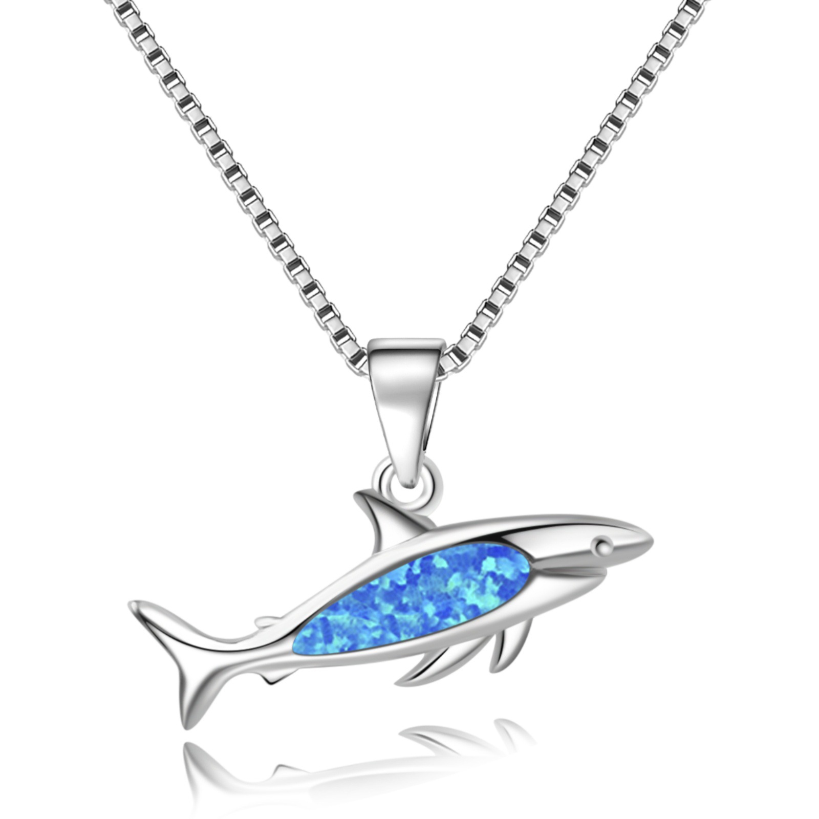 Shark Pendant Necklace, picture 2 of 4