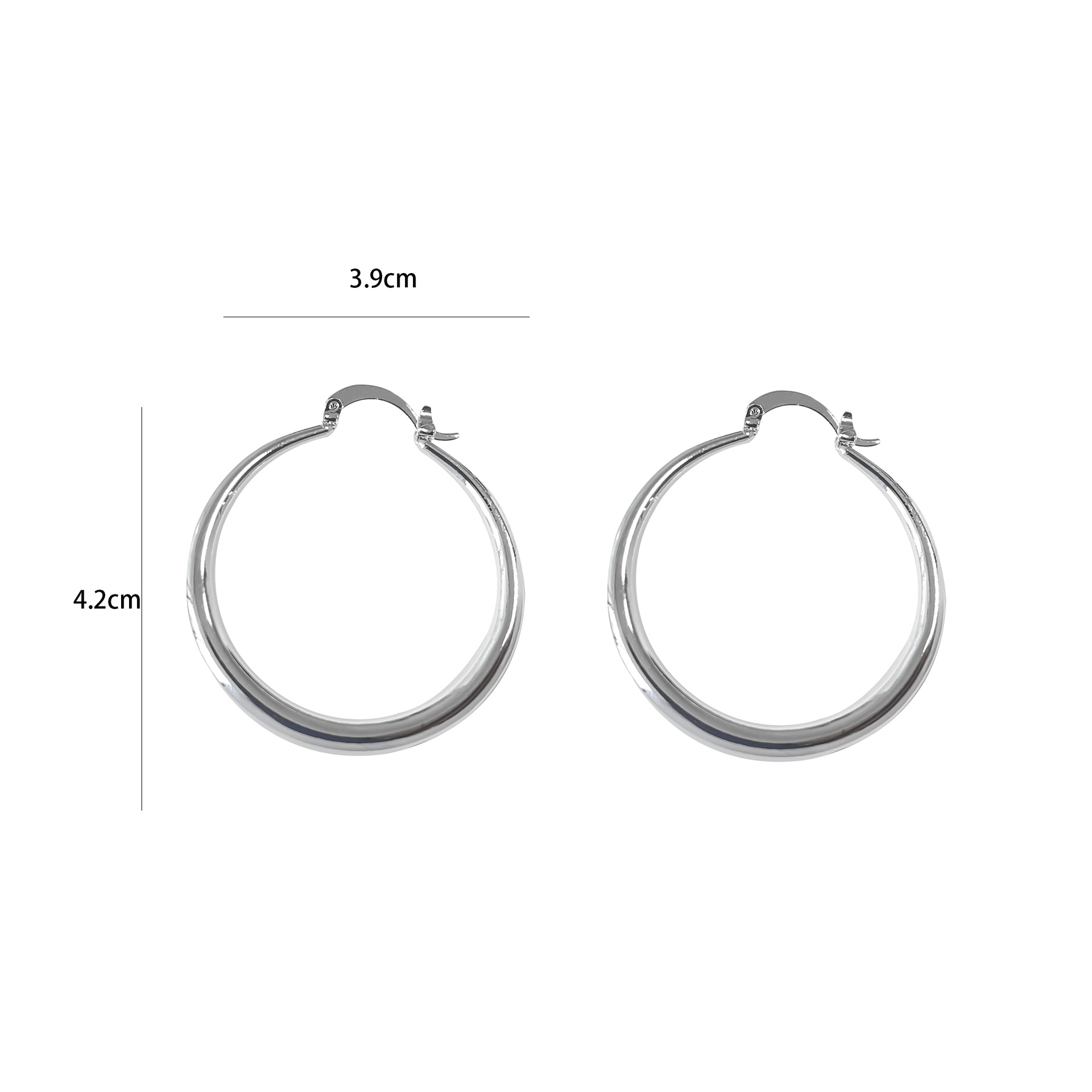 Simple Ear Fashion All-match Special-interest Design Gold-plated Anti-allergy Women's Earrings
