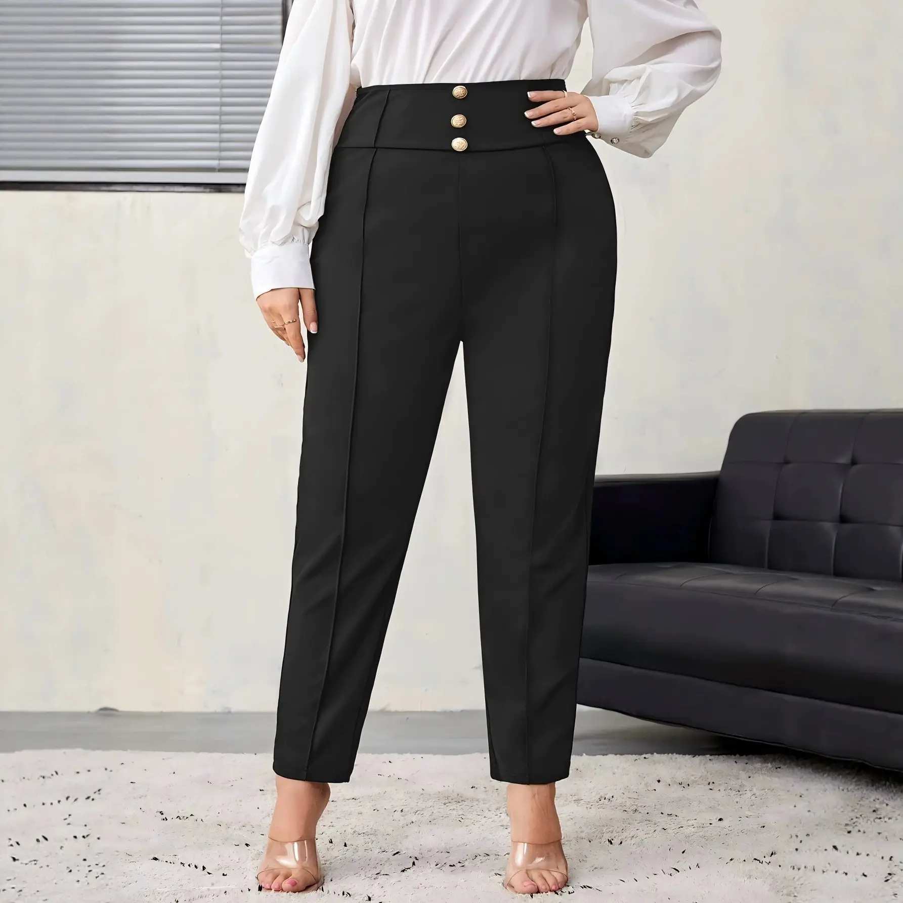 Slimming High-waist Casual Pencil Pants