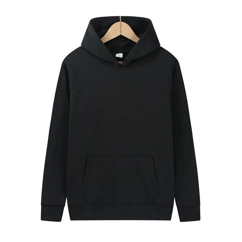 Women's Loose Hooded Sweatshirt - Black
