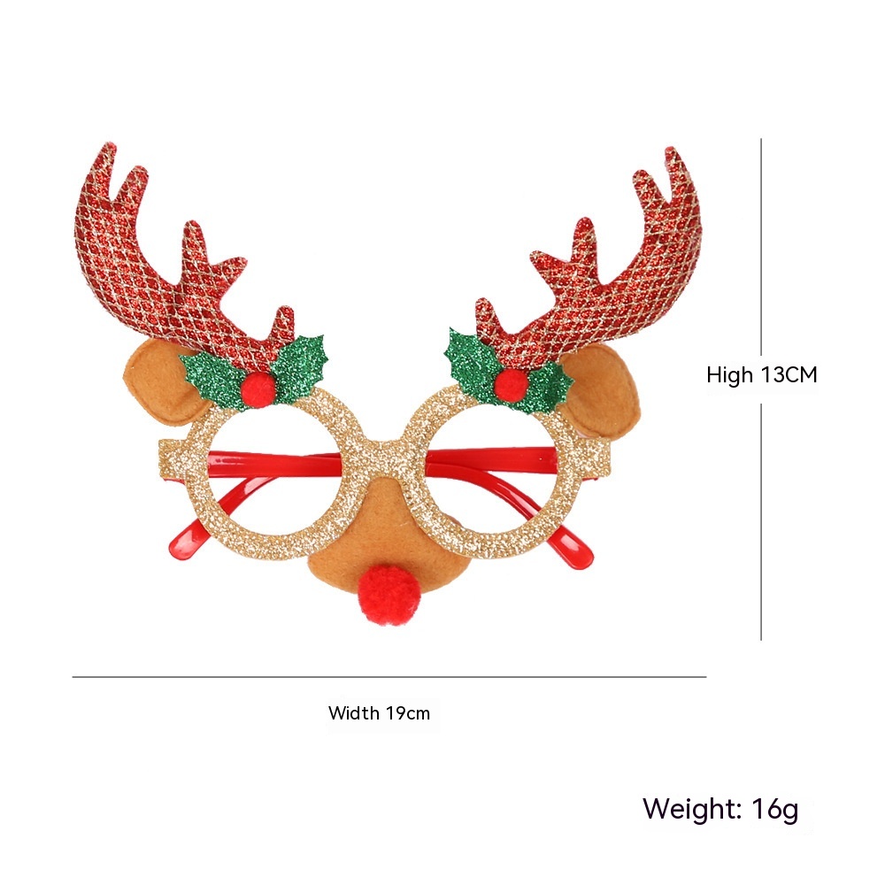 Gold Frame Red Length Antlers