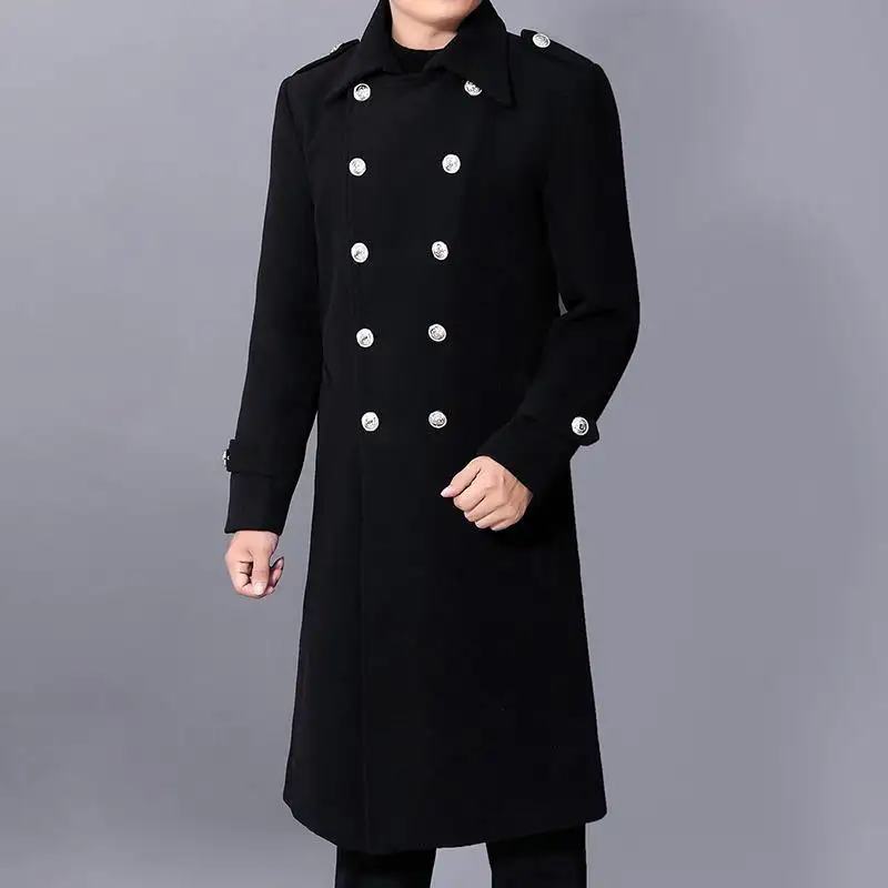 Autumn And Winter New Slim-fit Wool Coat
