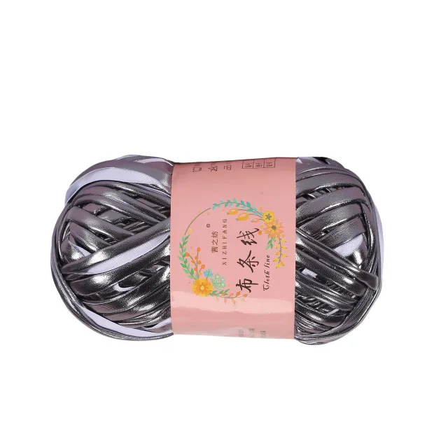 Colorful Strip Thread Color Handmade Woven Material Kit Dark Gray - Shop at LoveMi