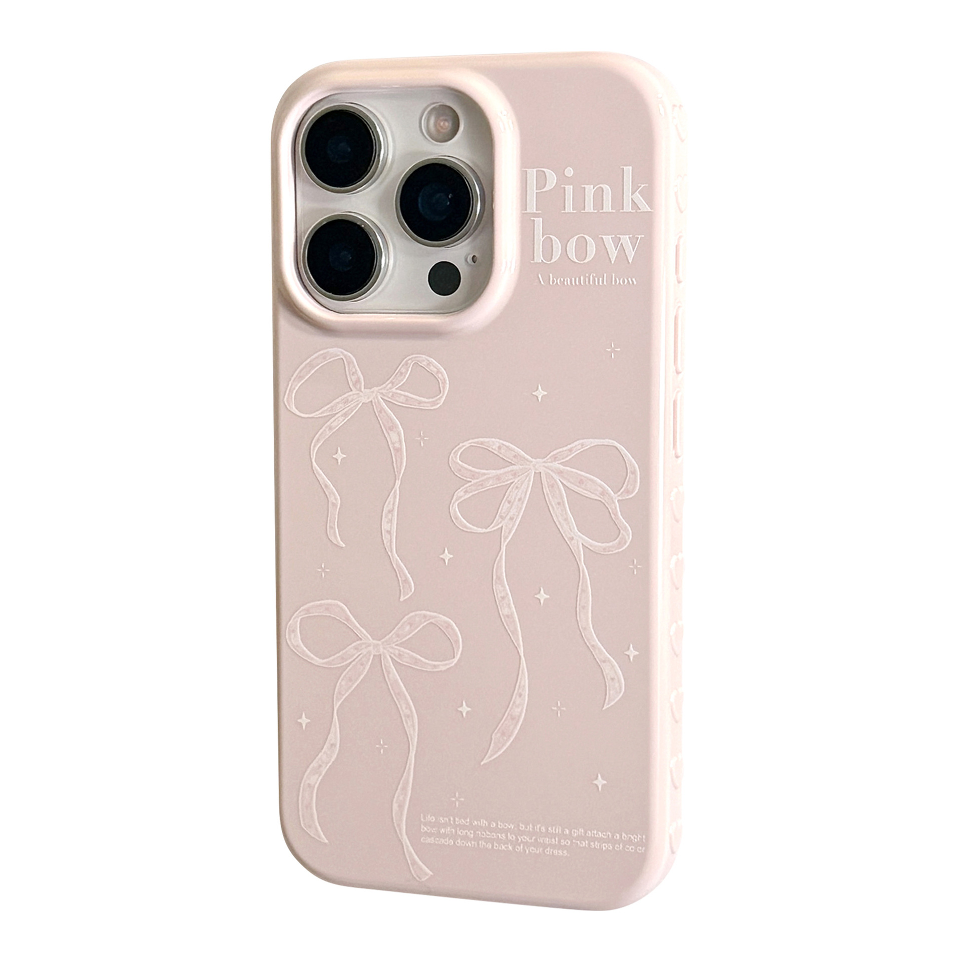 Versatile Simple Sweet Ballet Bow Silicone Phone Case - Image 4
