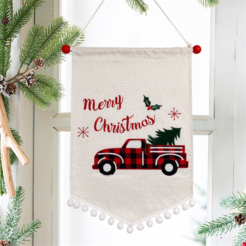 Christmas Car Flag