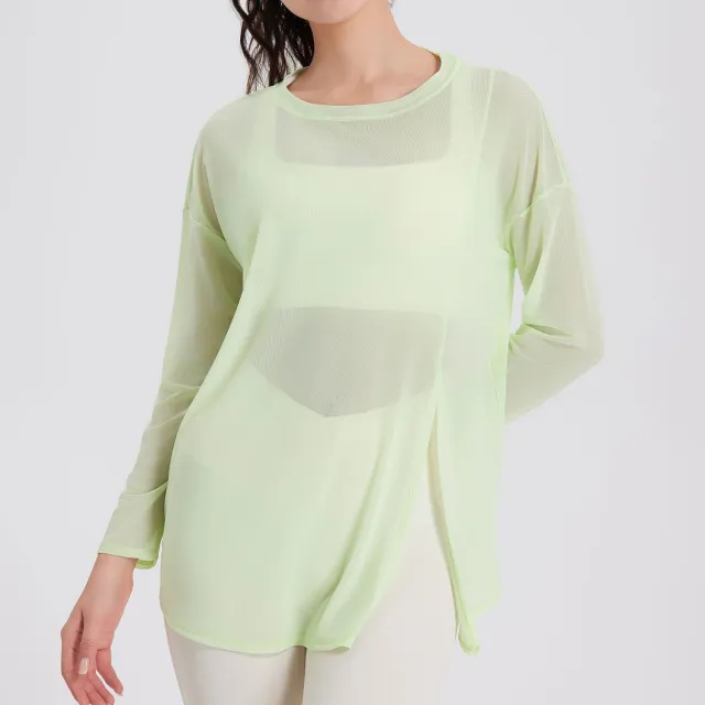 Spring And Summer Running Mesh Quick Drying Clothes Women's Overall Green - Shop at LoveMi