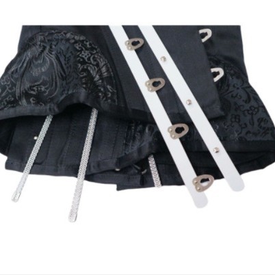 Women's Solid Color Versatile Gothic Embroidered Corset