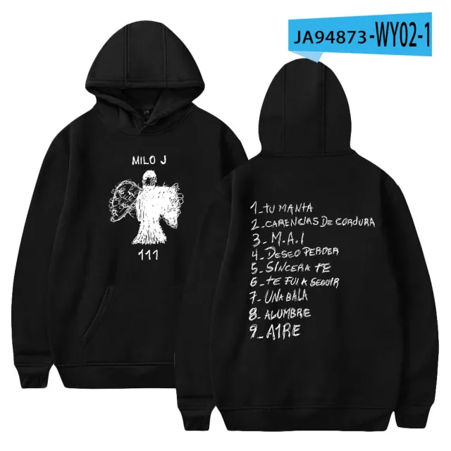 Trendy All matching Fleece Hooded Sweater Black D - Shop at LoveMi