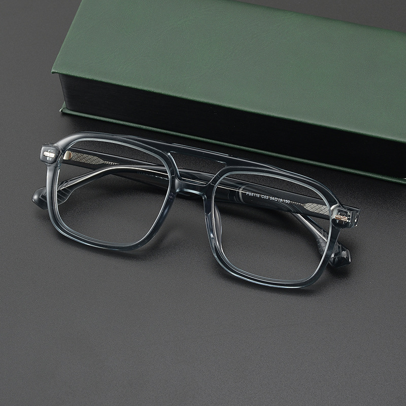 Handmade Sheet Metal Eyeglass Frame Frame Personality - Image 5
