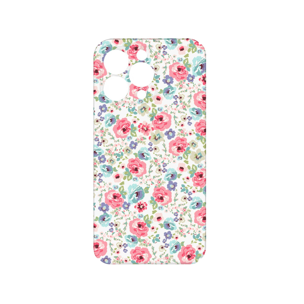 Flower Good-looking Film Shell Two-in-one Phone Case