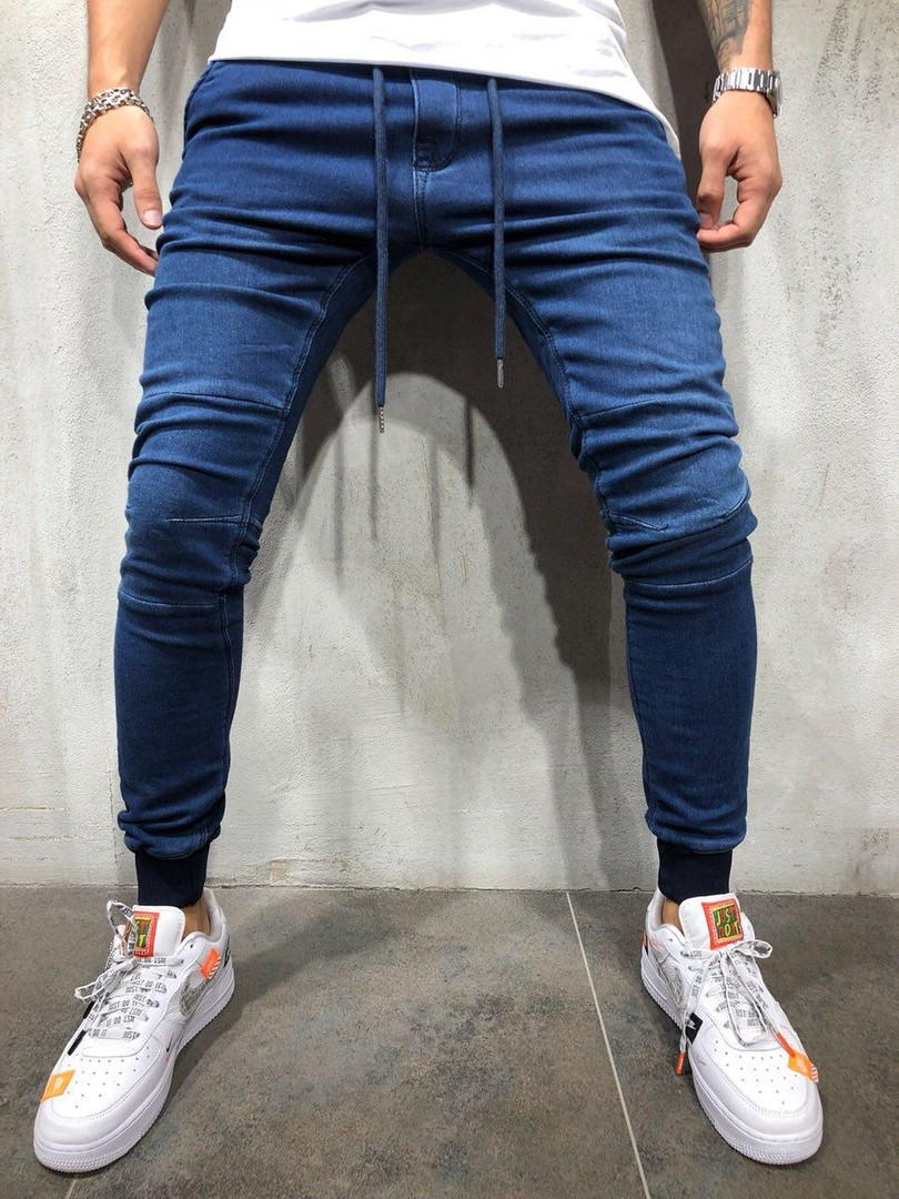 Title 4, Denim fabric casual sports pants