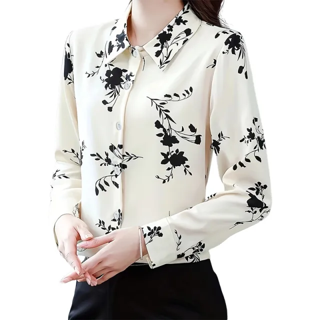 Women's Chiffon Long Sleeve Shirt Color L - Shop at LoveMi