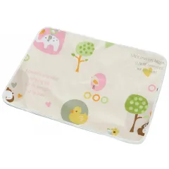 Breathable Cotton Cartoon Waterproof Insulation Pad - Champagne Park - View 1