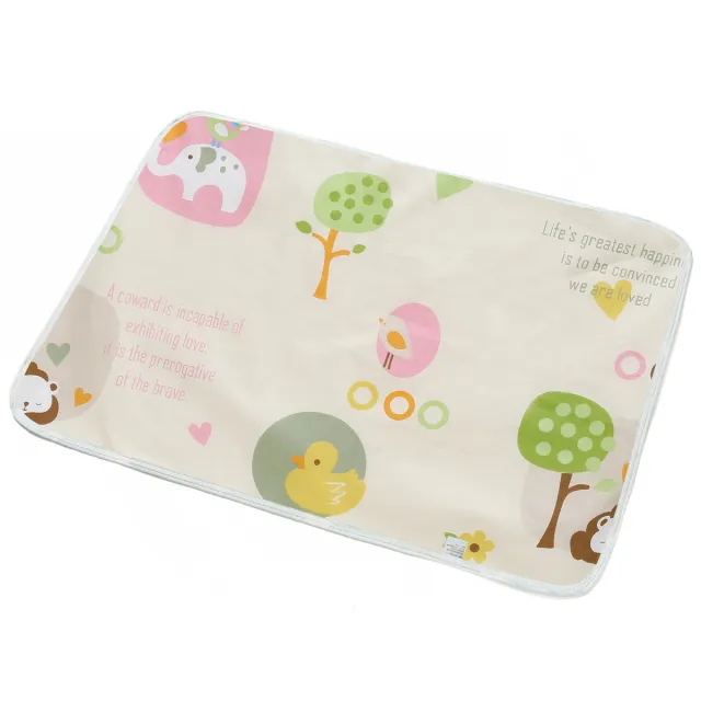Breathable Cotton Cartoon Waterproof Insulation Pad Champagne Park - Shop at LoveMi