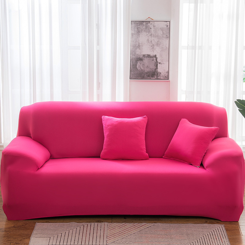 Simple Versatile Solid-color Stretch Sofa Cover For Home Use