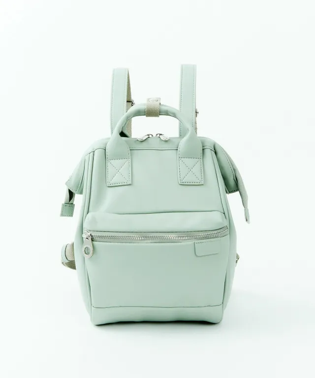Leather Backpack Women's Vintage Bag Coin Purse Green - Shop at LoveMi