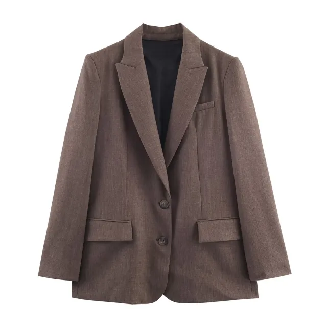 Fashion Back Button Suit Jacket Pants Top - Shop at LoveMi