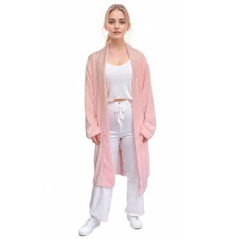 Stylish Minimalist And Relaxed Fit Long Sleeve Loungewear Jacket
