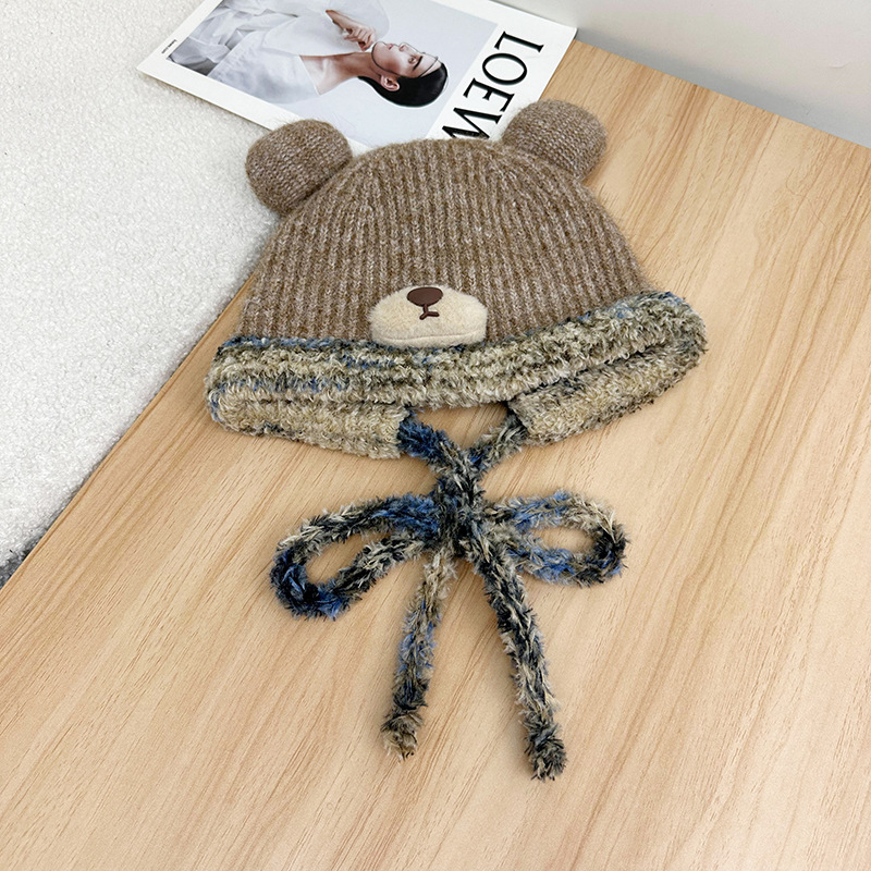 Title 5, Cute Fashion Bear Plush Bonnet Children