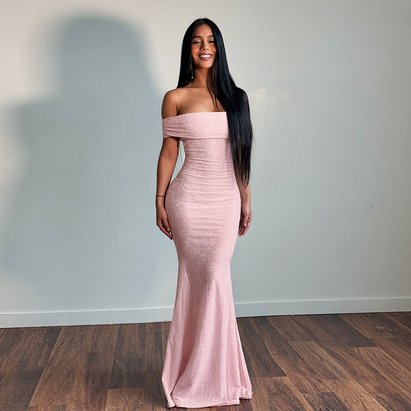 Fashion Personality Off-shoulder Dress Women