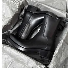 Female Slip-on Cowhide Sandals - Leather Boots-41 - View 1