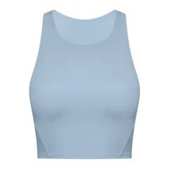 Sports Vest With Chest Pad Women's Shockproof Beauty Back Yoga Clothes - Water Blue Grey - View 1