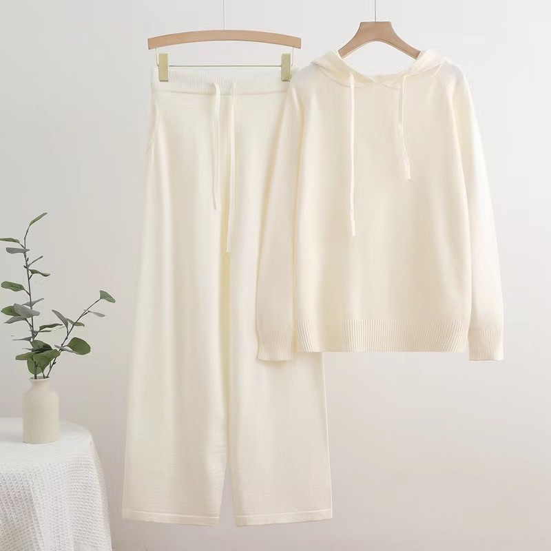 Knitted Two-piece Leisure Sports Style