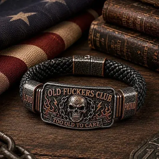 Air Force Themed Braided Bracelet