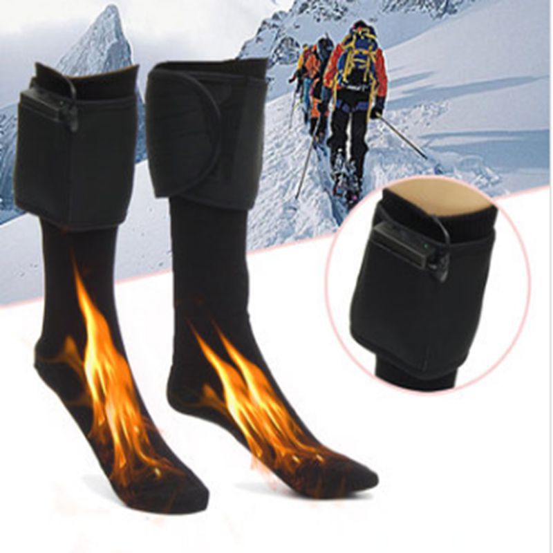 Title 6, Electric Heated Socks Battery Infrared Fever Me...