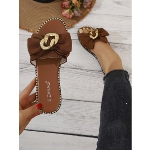 Comfortable Leopard-print Flip-flops Large Size