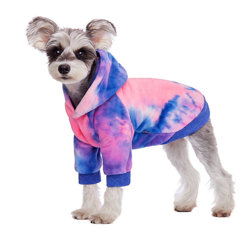Tie-dye Hoodie For Small Medium And Large Dogs Poodle Bichon Golden Retriever Labrado