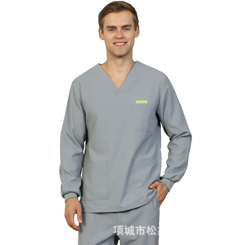 Men's Gray Long Sleeve