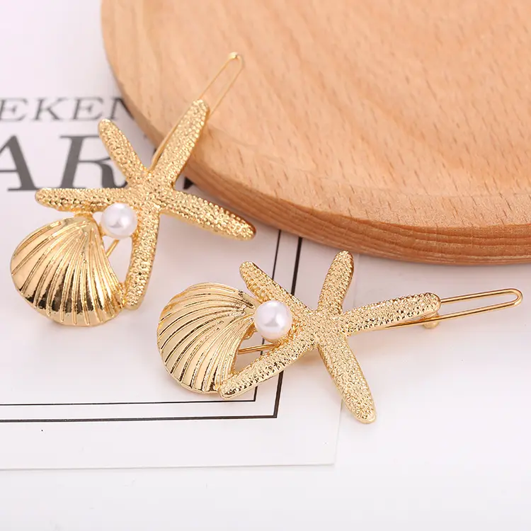 Starfish And Shell All Matching Hair Clip
