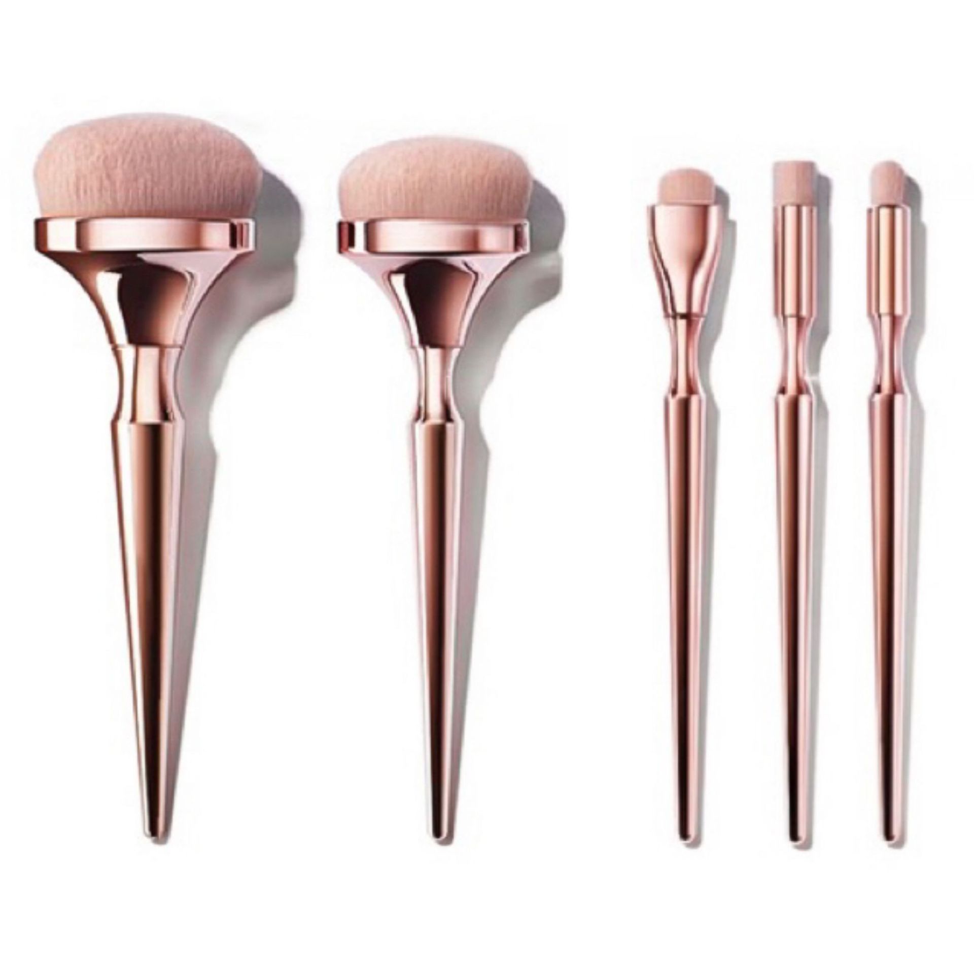 5 Gold Makeup Brushes