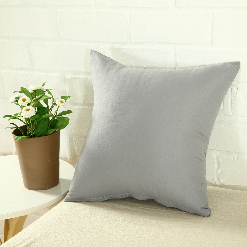 Silver Gray Pillow Cover