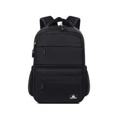 4-colour Primary School Student Portable Burden Alleviation Backpack Schoolbag - Black - View 1