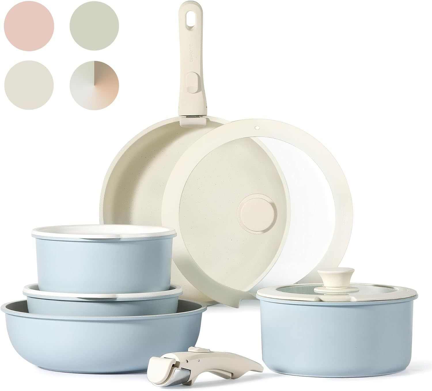 Title 5, Pan Non-stick Milk Pot Soup Pot Egg Frying Pan ...